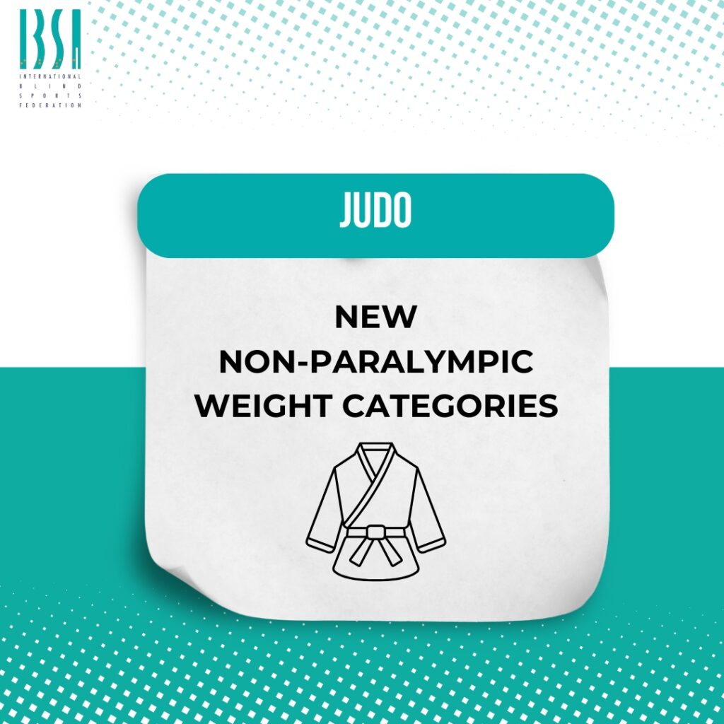 NEW NON-PARALYMPIC WEIGHT CATEGORIES